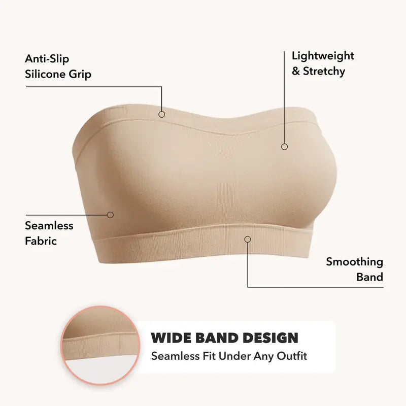Comfortable Convertible Bandeau Bra