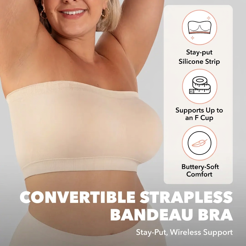 Comfortable Convertible Bandeau Bra