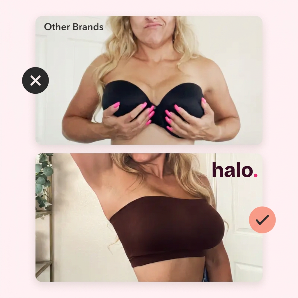 Comfortable Convertible Bandeau Bra